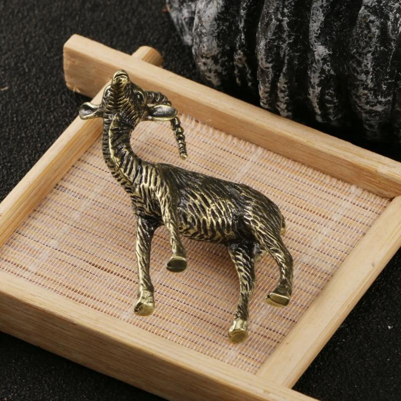 Ziege Messing Ornamente Antik Kreativ Tischplatte Tee Haustier Dekoration Tierkreis Lamm Handwerk Tischplatte Ornamente