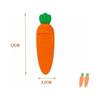 Set of 2 Carrot Shaped Bookmarks - Unique & Functional Reading Accessories for Book Lovers, Students, and Gift Giving