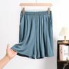 2022 Korean Style Modal Summer Pocket Shorts - Plus Size Loose Wide Leg Sleep Pants