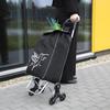 Shopping trolley shopping bag on wheels foldable strong solid waterproof