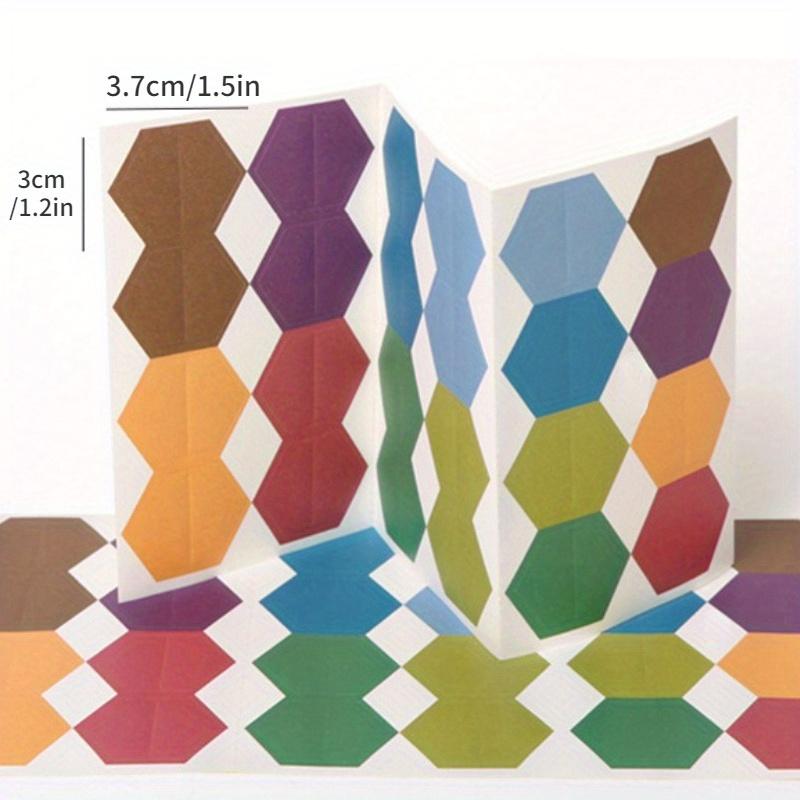 4 листа/96 шт. Конфетного цвета Индексные стикеры для заметок Аксессуары для блокнота-планера Инструмент Индексные стикеры для сообщений Блокнот для записей White