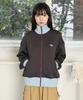 Peace Maker Color Block Track Zip Up Jacket (Olive)