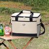 1Pc Large-Capacity Square Ice Packs Minimalist Insulated Lunch Box Bag Crossbody Fresh-Keeping Picnic Bag For Outdoor Use
