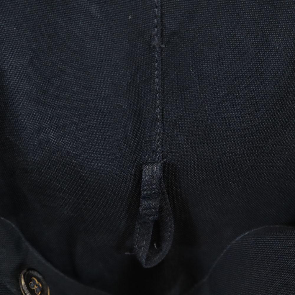 Giorgio Armani Laget i Italia trenchcoat 56 Kullsvart Biggs Herre Brukt