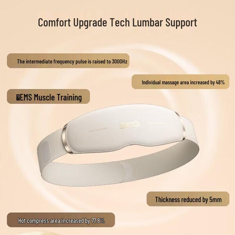 SKG G5 Wireless Mid-Frequency Pulse Waist Massager CN plug (adapter included)