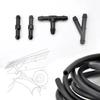 18PCS Automotive Plumbing Fittings Multiple Shape Windshield Washer Hose Joints 3 Size Connectors for for Windshield Clean