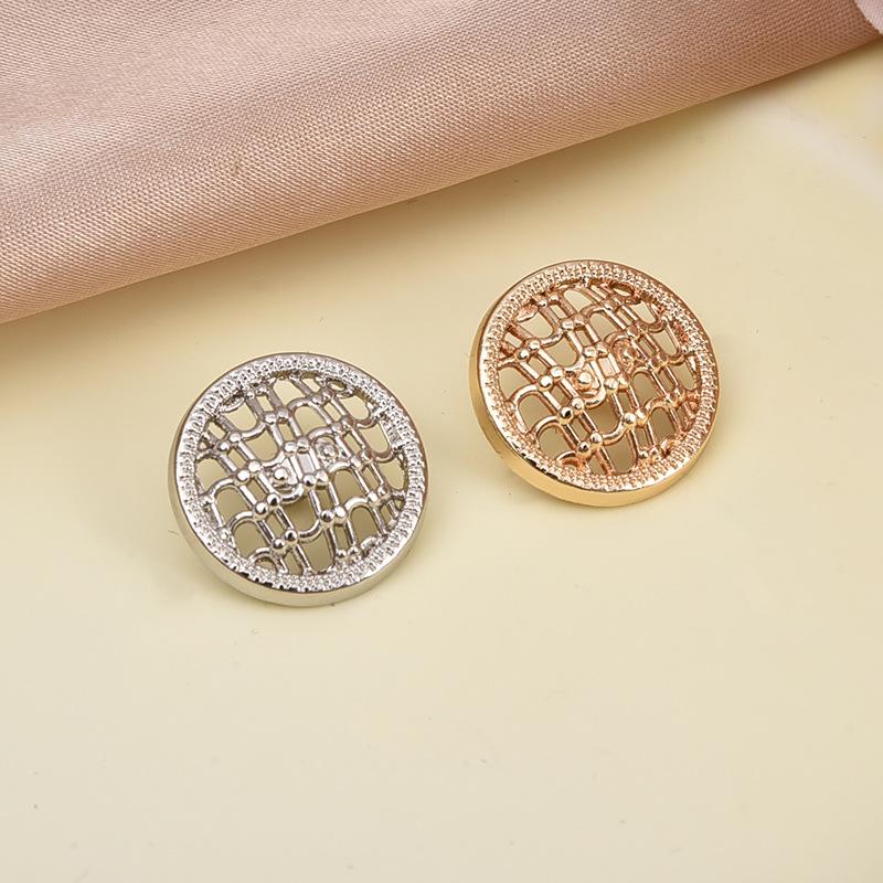 Hochwertiges Gefühl von unregelmäßigen Metallknöpfen Kleine Duftnote Ledermantel Anzugjacke Jacke Knöpfe für Herren- und Damenaccessoires