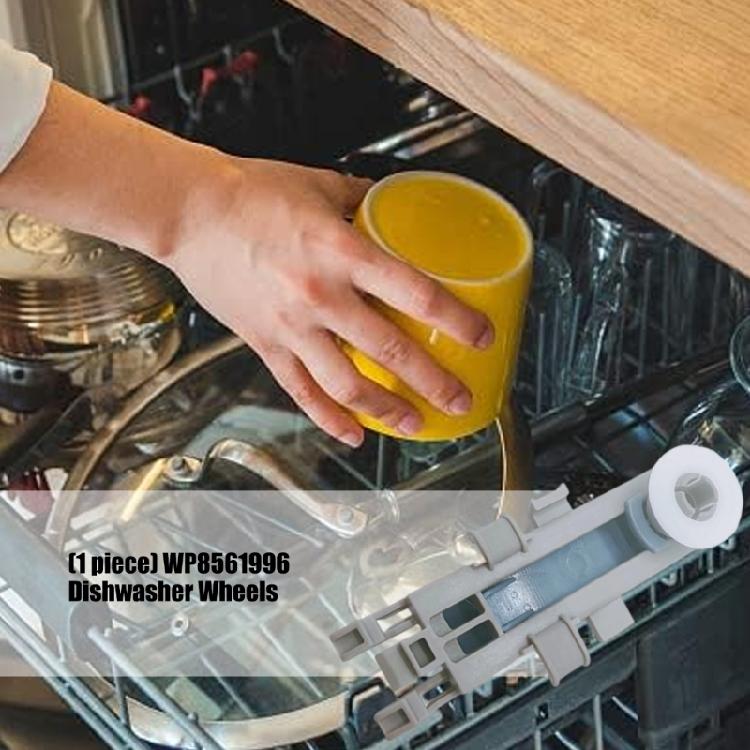 Anti Friction Dishwasher Roller Wheels Easy Push Pull Operation ABS Durability Suitable for Various Dishwasher Brands