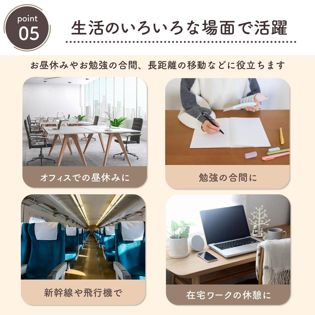 Dotcom Prime Nap Pillow, Face-Down Desk Pillow, Reversible Cotton Cushion, Gray