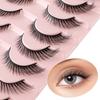 30 Pairs Of Oblique Flying Fox Eyes Large-Capacity Mixed False Eyelashes Natural Thick Simulated Eyelashes