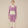 Womens Warm Thermal Underwear Set Soft Cashmere Silk Blend Fleece-Lined Long Sleeve Top Pants Cold Weather