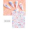 Nail Art Sticker Lovely Cute PET Valentine Heart Shaped Nail Art Tips Decoration for Couple