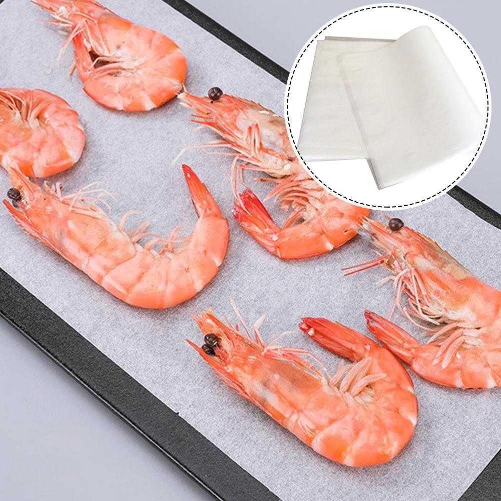 100pcs Non-Stick Parchment Greaseproof Paper Baking Paper Buffet Barbecue
