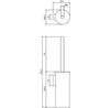 Щетка для унитаза Omnires Modern Project черный MP60621BL