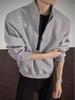 Men's Luxury Half-Zip Stand Collar Hoodie - Cozy, Versatile Pullover for Spring/Autumn.
