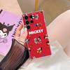 Mickey Minnie Cartoon Transparent Case For Samsung Galaxy S26 S25 Ultra S24 S22 S26 Plus S20 S23 S21 S25 FE 5G Soft Clear Cover