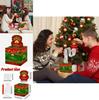 Christmas Themed Bell Pattern Paper Surprise Box For Holiday Parties And Celebrations
