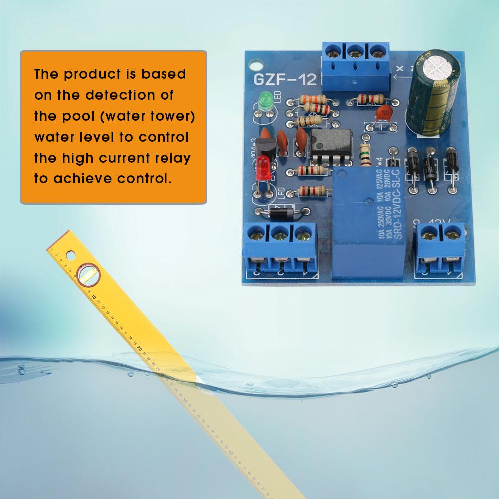 912VDC Level Controller Switch Module Automatic Pumping Drain Protection Control Circuit Board