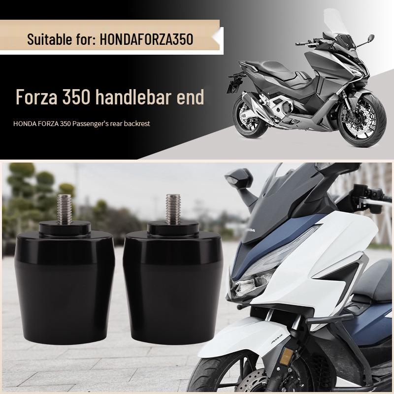 

Stainless Steel Handlebar End Caps for Honda Forza FORZA350 NSS300