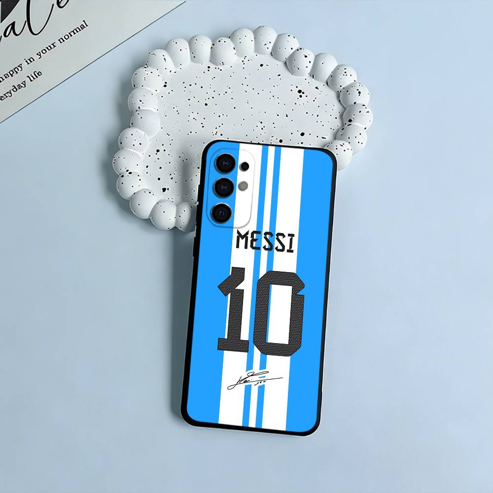 M-Messi-10 basketbalový Černý měkký silikonový kryt na telefon pro Samsung S25, S24, S21, S22, S23, S30, Ultra, S20, Plus, FE, Lite