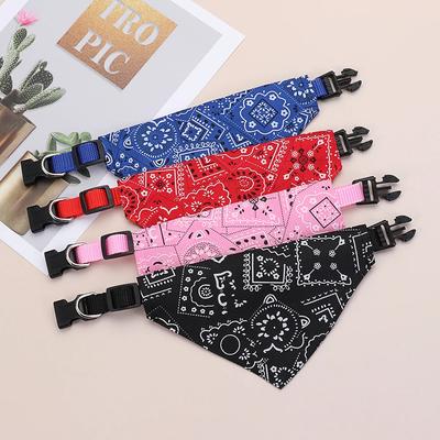 Nastavitelný trojcípý obvaz pro domácího mazlíčka psa kočku pratelný šátek bandana obojek bryndáčky kočičí krční dekor narozeninová párty převlek
