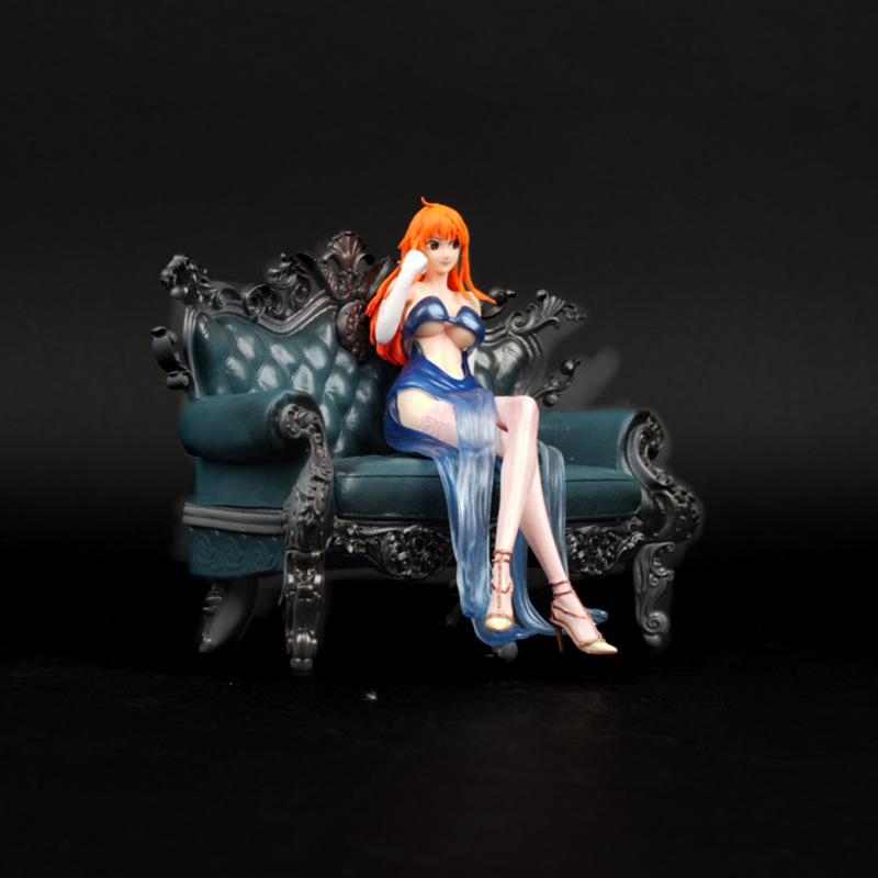 ONE PIECE sofa Nami double-headed exchangeable, suit thug series ONE PIECE figure statue model toy