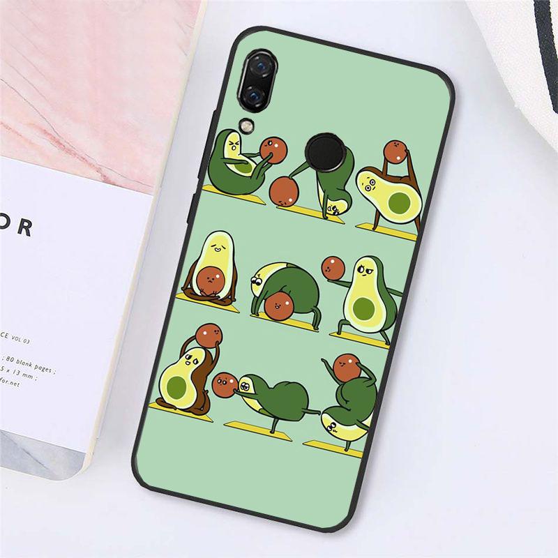 Ovoce avokádo jídlo Pouzdro na telefon Xiaomi Redmi8 4X 6A S2 Go Redmi 5 5Plus Note8 Note5 7 Note8Pro
