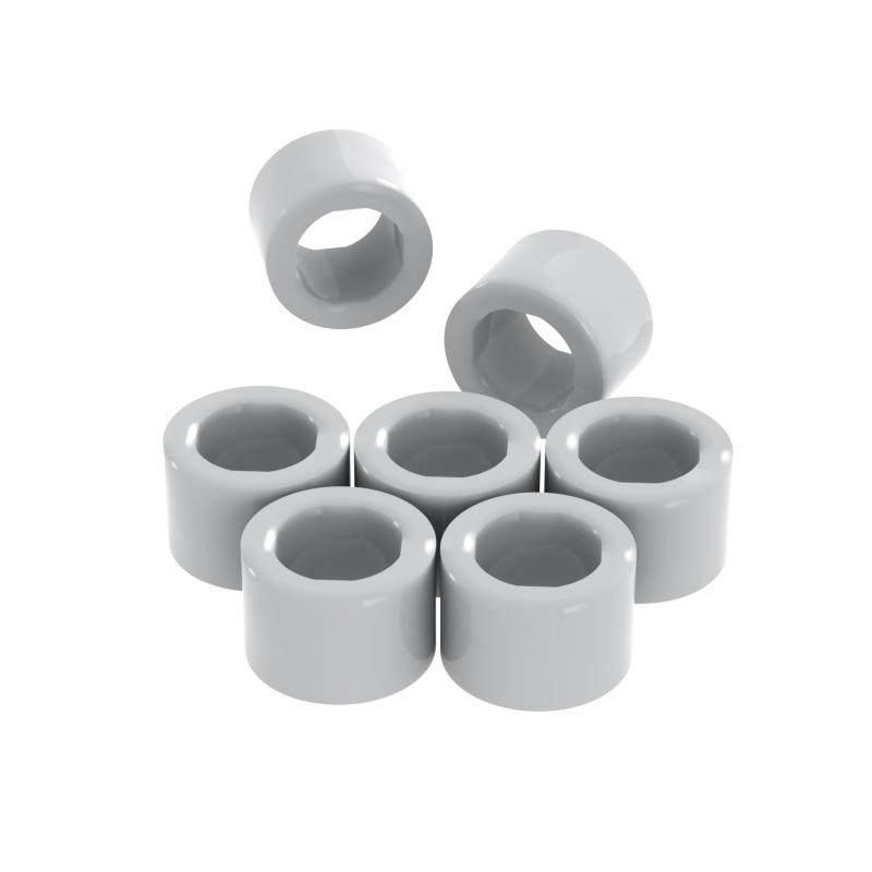 Top-Grade Double First-Class Stud First-Class Connection High-Standard Building-Set Superior-Grade Bricks Superior-Grade Compatible Superior-Grade 50PCS светло-серый