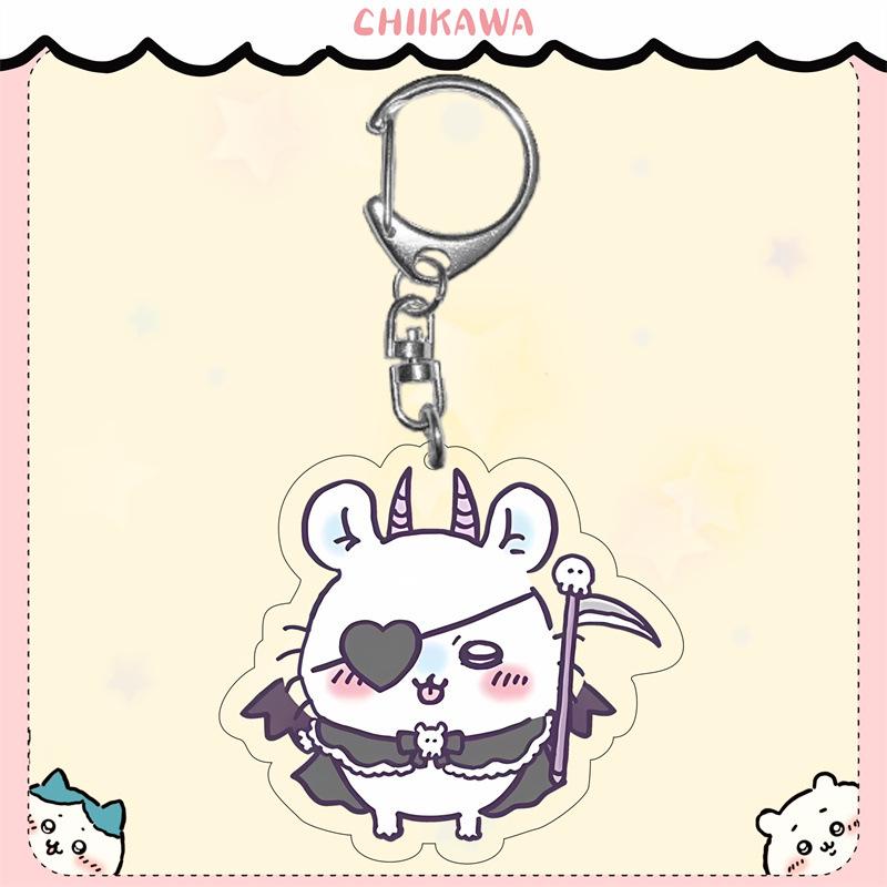 Kiiroitori Usagi Hachi Double-Sided Acrylic Pendant Keychain