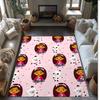 Gaby Dollhouse Printed Crystal Velvet Area Rug, Soft Anti-Slip Water Absorbent Floor Mat for Living Room Bedroom