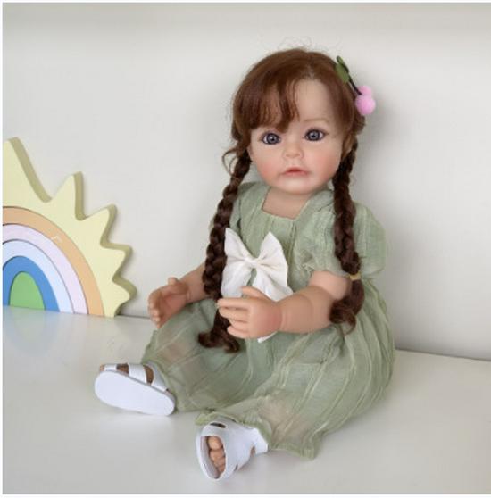 NPK 55cm Full Silicone Waterproof Reborn Doll Suesue 55cm