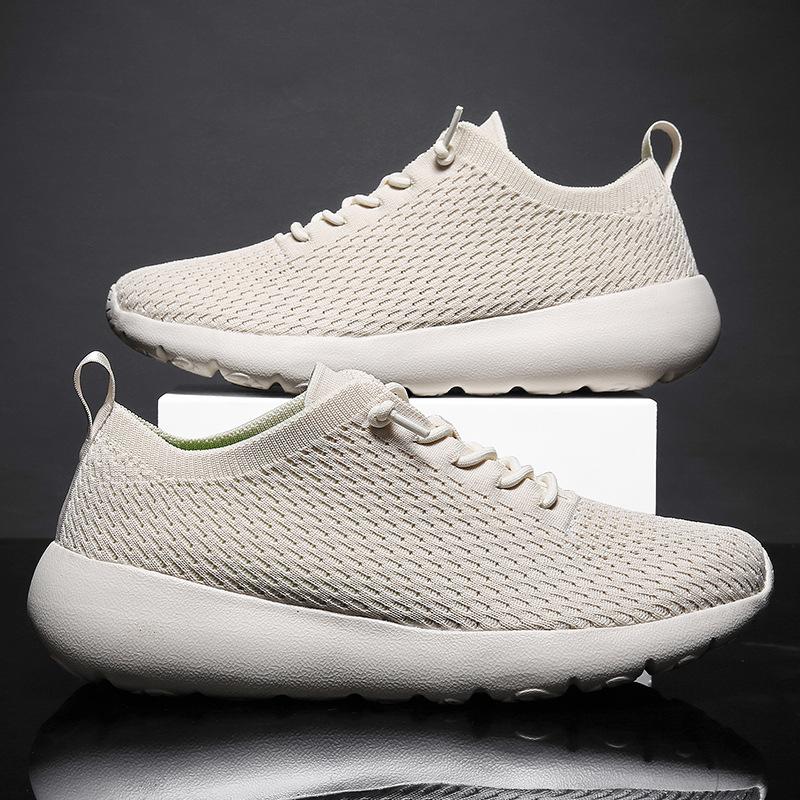 Breathable Running Shoes Men's Shoes Lightweight Casual Shoes Comfortable Shock Absorption Women's Shoes Low-top Sneakers