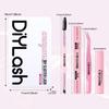 DIY Cross-Border Single Cluster D-Curved False Eyelashes Set - 640 Clusters with Mixed Lower Lashes