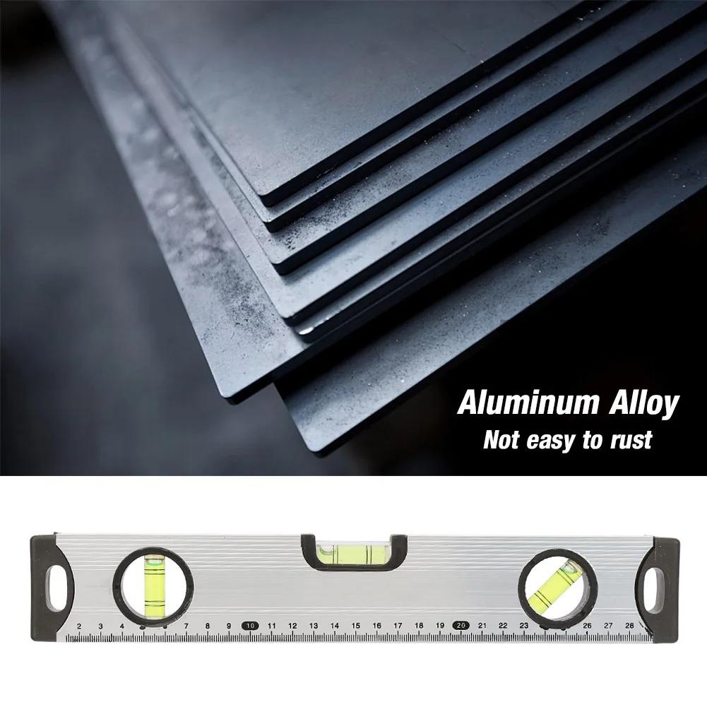 Vattenpasslinjal 30/60 cm Aluminiumlegering Vattenpasslinjal Mätverktyg Magnetisk Vattenpasslinjal Vattenpassmätare