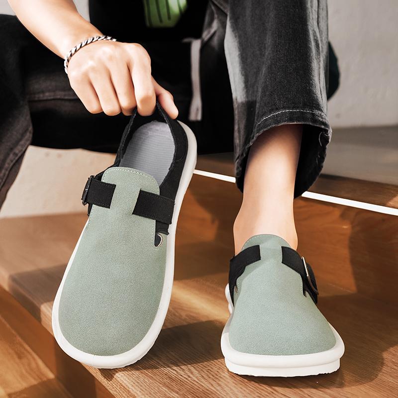 Men’s Slip on Casual Shoes Students Skateboard Shoes Over Sized