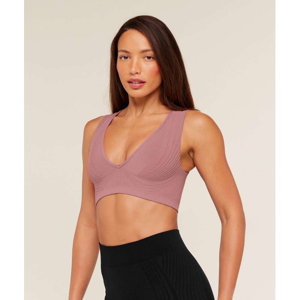 Gymshark Luxe Light Support Sports Bra Calm Pink B5c5j Kcpd