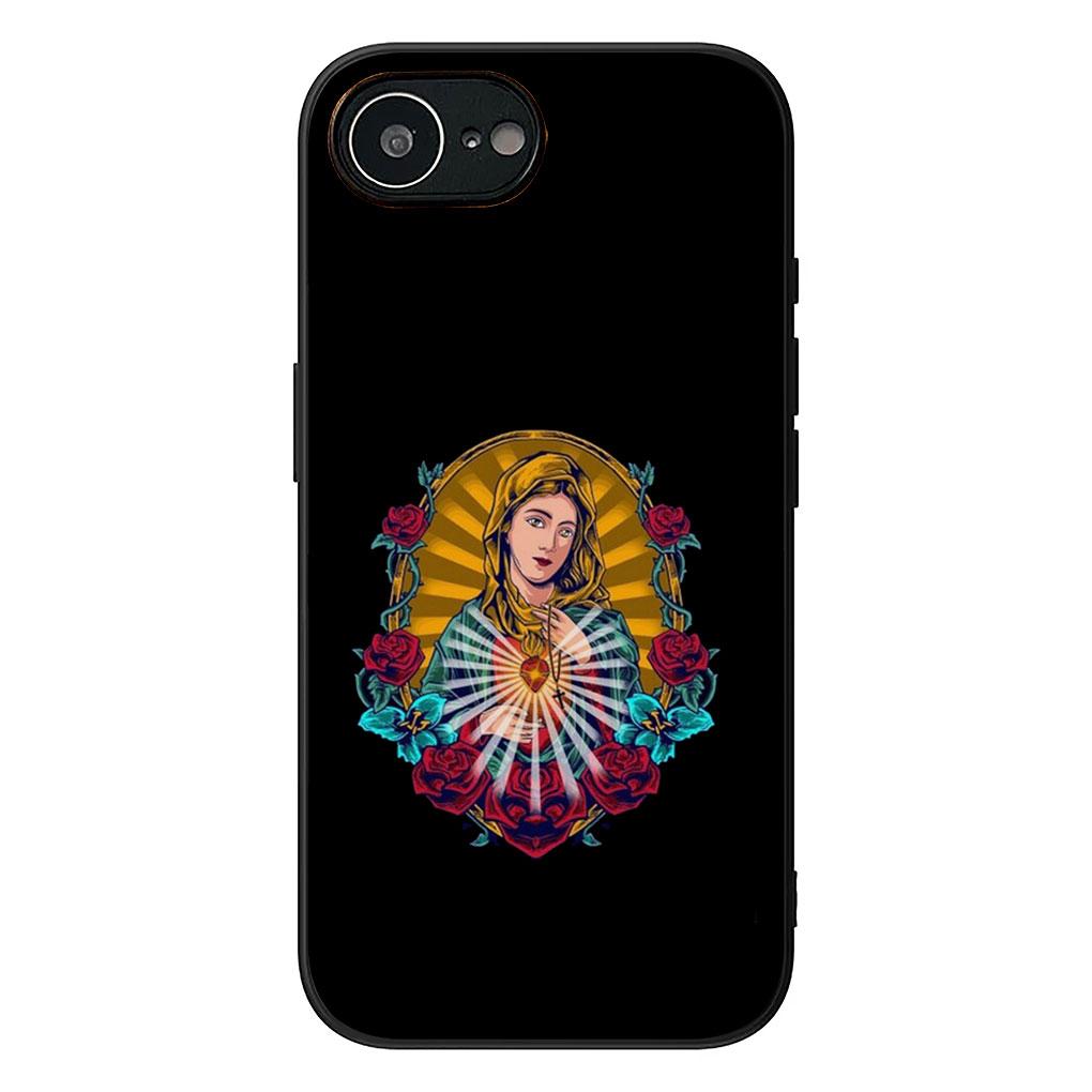 Phone Cover for Apple iPhone 17 16 14 15 Pro Max Plus 15+ 16E XR ProMax Air 16+ Casing Flexible Case Virgen de Guadalupe