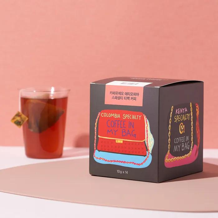 Cafe Museo Ethiopia Specialty Tea Bag Coffee 14EA