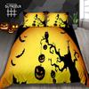 Halloween Duvet Cover Set Thumbedding Halloween Decor Mysterious Forest Bedding Set Polyester Double Queen King Size Quilt Cover