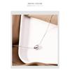 925 Sterling Silver Necklace Pendant Soybean High Quality Fashion Jewelry For Women Chains Wedding Birthday GiftGood product