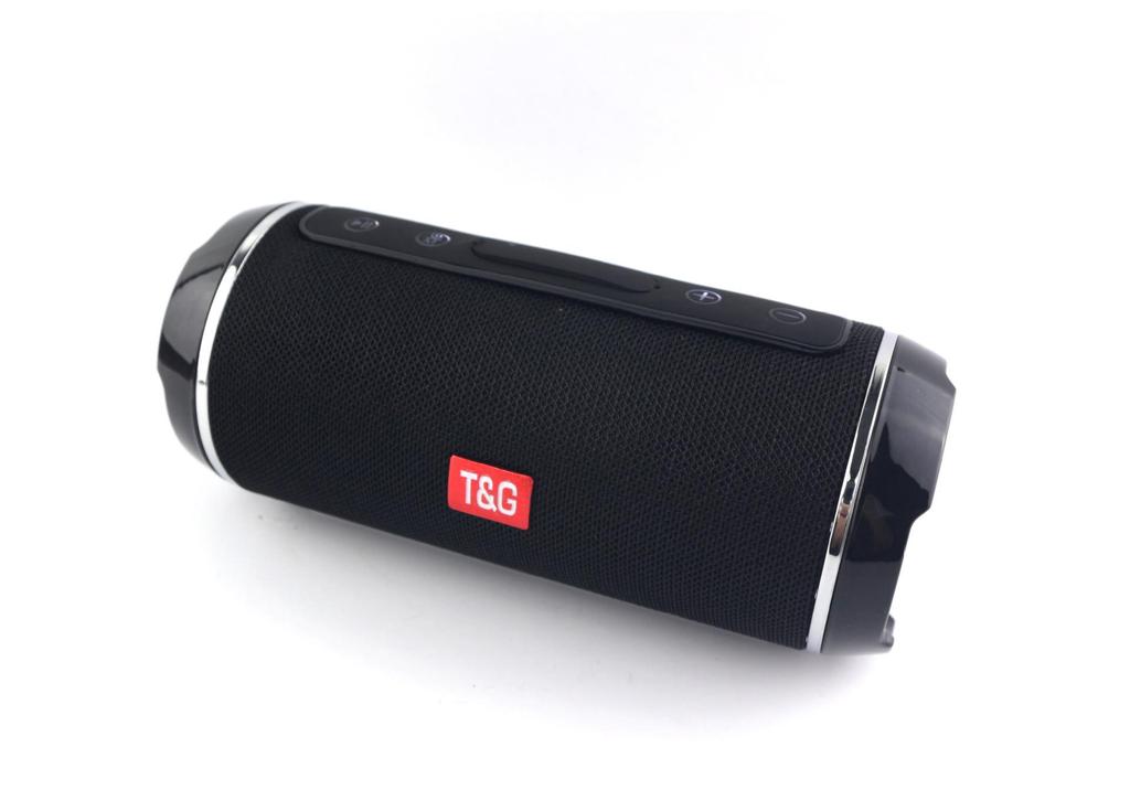 Portable Bluetooth Speaker TG116 with High-Quality Sound, Outdoor Card-Playing, and FM Radio.