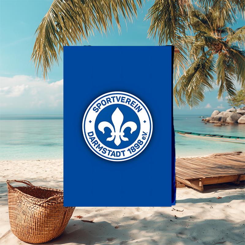 1pc Football Team (48) Beach Towel, Comfortable and Thick, and Swimming/Bath/Picnic/Camping Towel, Suitable for Seaside Beaches