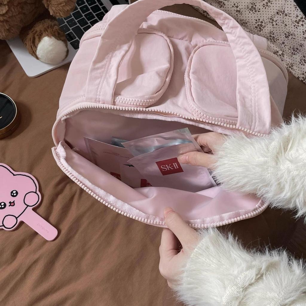 Fluffy Women's Makeup and Toiletry Travel Bag - Compartmentalized, Portable Design