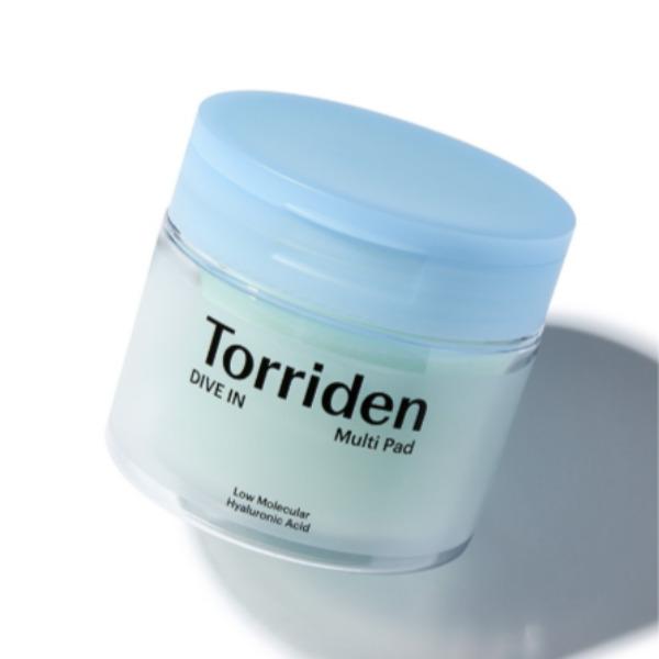 

Torriden Dive-In Hyaluronic Acid Multi Toner Pads Korean Hydrating Moisture Pads for Dry & Sensitive Skin Daily Skincare 80 Sheets