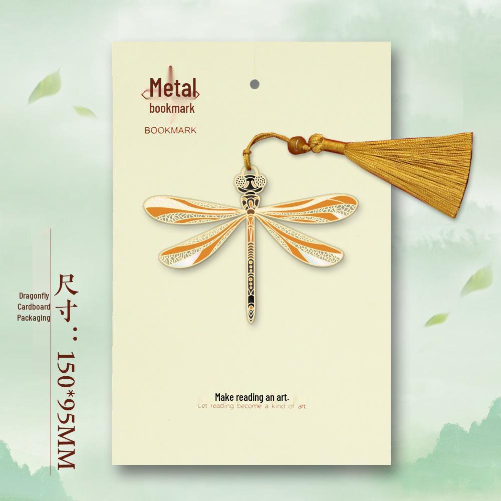 Charming Chinese Style Metal Art Bookmark: Floral, Fauna & Fresh Designs for Teacher's Day