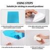 4/8/16Pcs Self-adhesive Acrylic Mirror Bathroom Shower Makeup Anti Fog Mirror Home DIY Decoration Tile Shaving Mirror Sticker