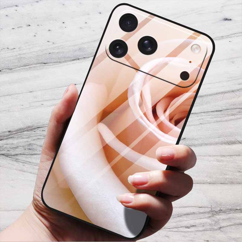 Butterfly Case For iPhone 17 Pro Plus Capa 17 Pro Max iPhone17 Air Bumper Luxury Tempered Glass Hard Back Cover Cute Fund Shell