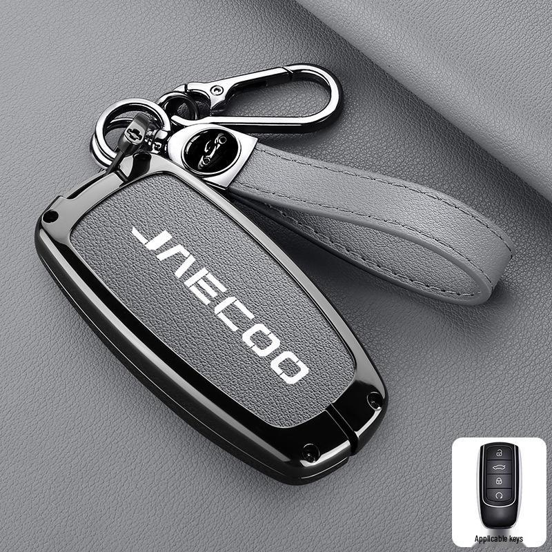 Chery Tiggo 8 PRO J8 J7 için JAECOO Metal Akıllı Anahtar Kılıfı - Kişiselleştirilmiş Uzaktan Kumanda Kapağı