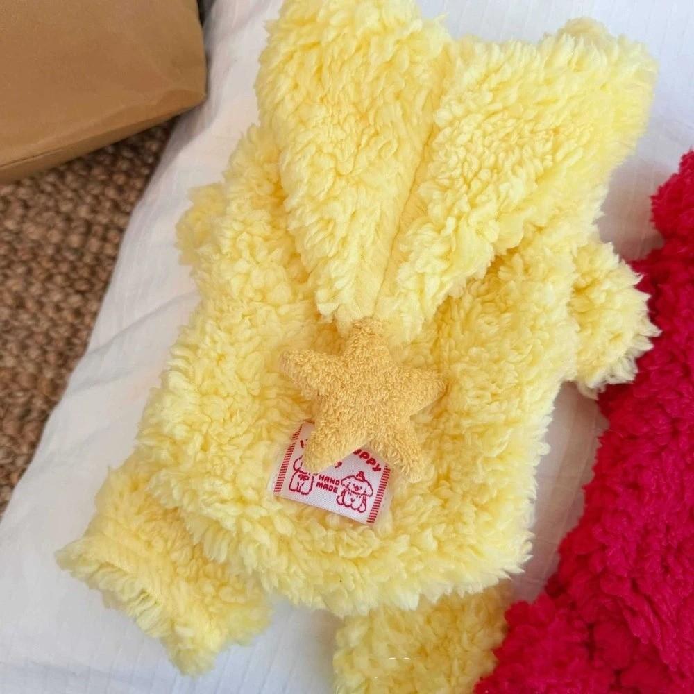 Soft Puppy Jumpsuit Costume Warm Fleece Winter Dog Hoodie Fashion Dog Thermal Clothing Party