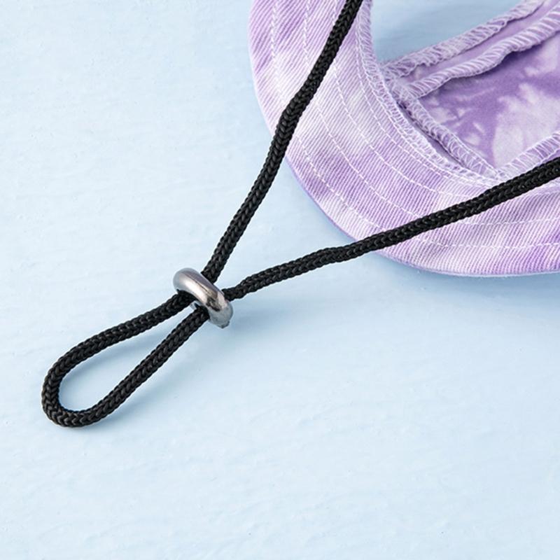 Dog Hat Dog Sun Hat Summer UV Protections Visors for Small Medium Large Dogs with Ear Hole Adjustable Chin Strap